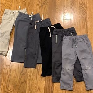 Six pairs of 3T pants Gap, Old Navy and Cat & Jack